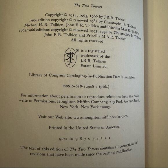 J. R. R. Tolkien
The Two Towers (The Lord of the Rings, Part 2) - Picture 9 of 10